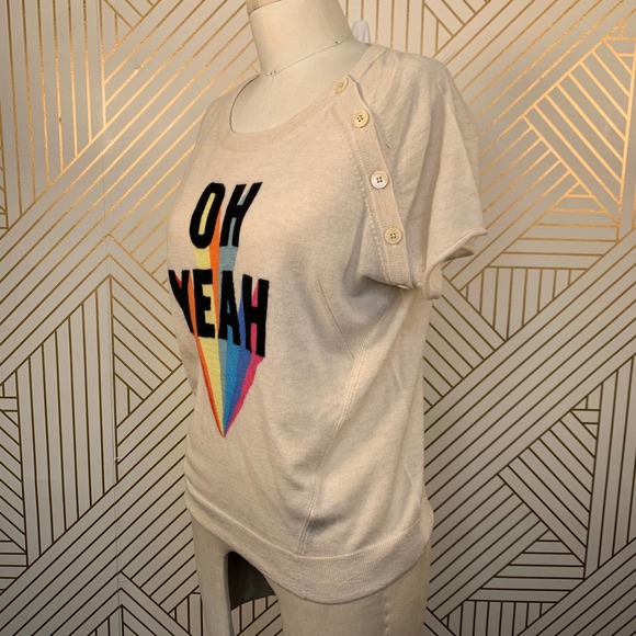 Zadig & Voltaire Hexago Oh Yeah Cashmere Sweater - Picture 6 of 12